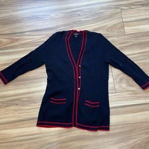 Talbots cardigan. Worn only once size L